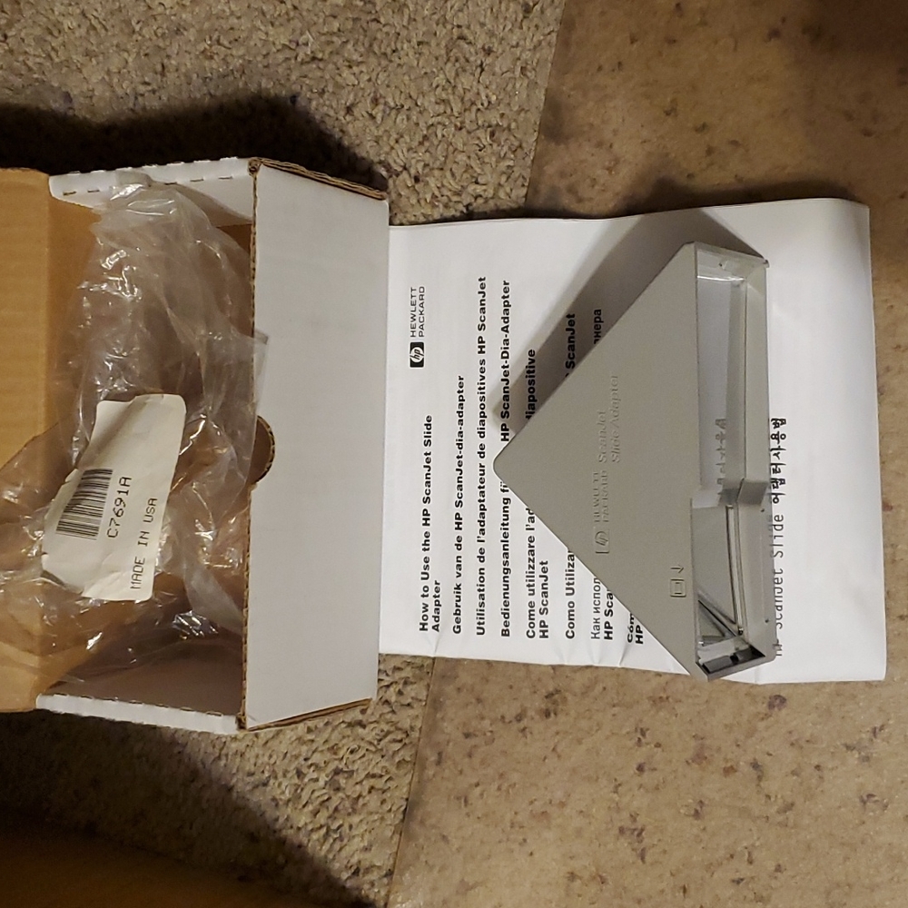 New HP Scanjet Slide Adaptor